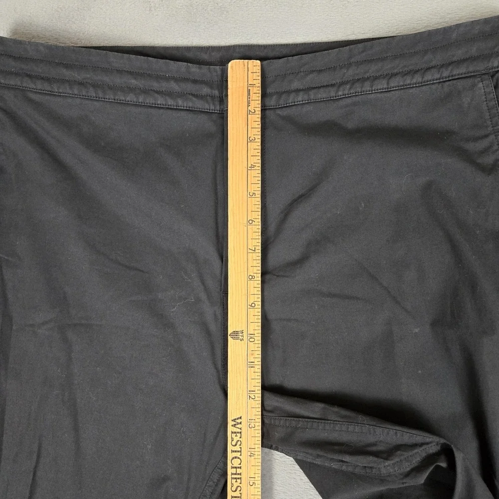 Lululemon Pants Mens 38x28 Carry On Black Elastic Waist Drawstring Active Wear